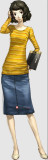 Persona 5 Sadayo Kawakami Becky Cosplay Costume