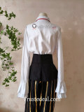 Library Of Ruina Moses Angela L Corp White Cosplay Costume