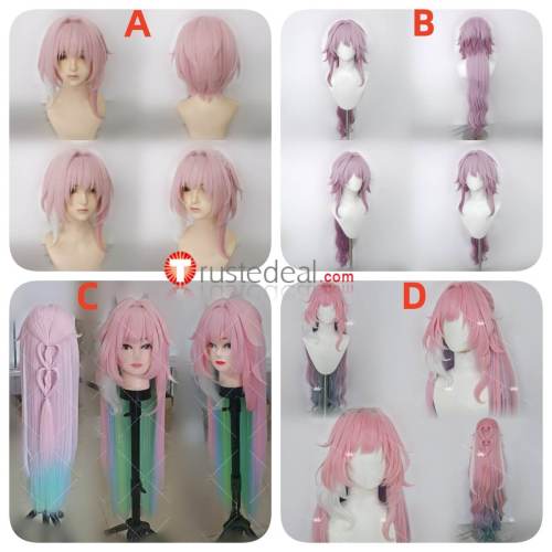 Honkai Star Rail HSR Cyrene Pink Styled Cosplay Wig