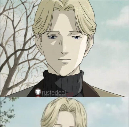 Commission Monster Johan Liebert Blonde Styled Cosplay Wig