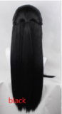 Commission Code Vein Louis Amamiya Black Dark Brown Styled Cosplay Wig
