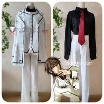 Vampire Knight Night Class Boy Uniform Kaname Kuran White Cosplay Costume