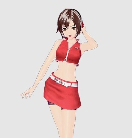 Vocaloid Project Diva Dreamy Theater Meiko Red Cosplay Costume