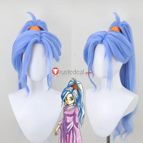 Chrono Trigger Sarah Blue styled Cosplay Wig Ponytail 80cm