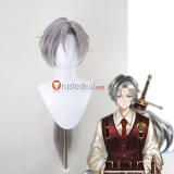Limbus Company Yi Sang Jia Xichun Wei Lucio Grey Black Styled Cosplay Wig