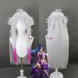League of Legends LOL Spirit Blossom Hwei Sett Star Guardian Syndra Purple Silver Styled Cosplay Wig
