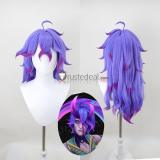 League of Legends LOL Spirit Blossom Hwei Sett Star Guardian Syndra Purple Silver Styled Cosplay Wig