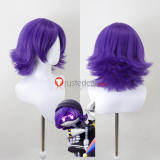 Murder Drones N Uzi Doorman Cyn Serial Designation V Silver White Purple Styled Cosplay Wig Mask