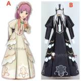 Pokemon Masters EX Lacey Black White Dress Cosplay Costume