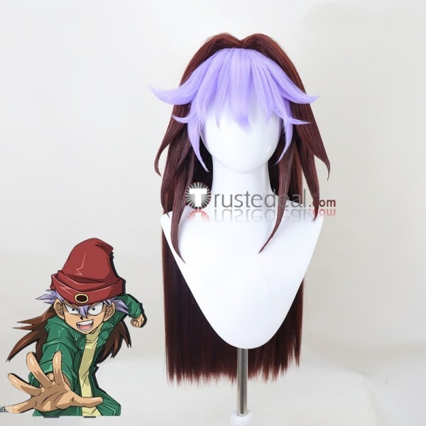 YuGiOh Rex Raptor Brown Styled Cosplay Wig