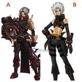 Hack Haseo Silver White Gray Styled Cosplay Wig