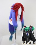 Nanbaka Kiji Mitsuba Red Purple Styled Cosplay Wig 90cm