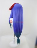 Nanbaka Kiji Mitsuba Red Purple Styled Cosplay Wig 90cm