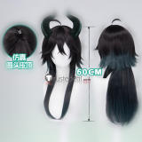 Disney Twisted-Wonderland Neige LeBlanche Chenya Skully J Graves Malleus Draconia Black Purple Silver Cosplay Wig