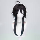 Disney Twisted-Wonderland Neige LeBlanche Chenya Skully J Graves Malleus Draconia Black Purple Silver Cosplay Wig