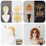 Metal Family Heavy Dee Blonde Brown Ginger Curly Styled Cosplay Wig