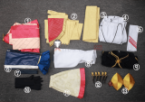 Shuumatsu no Valkyrie Record of Ragnarok King Qin Shi Huang Ying Zheng Cosplay Costume 2