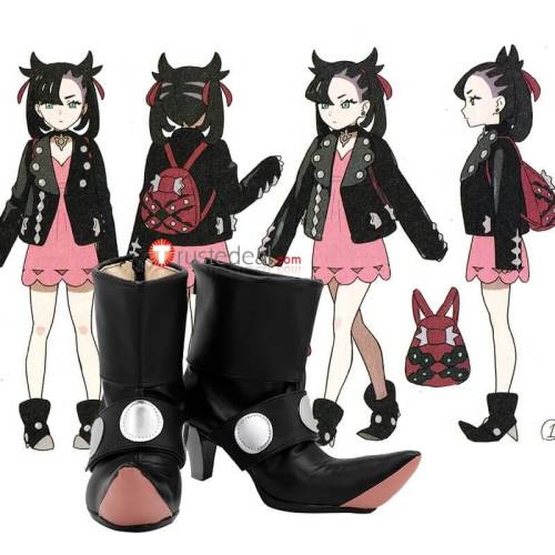 Pokemon Sword and Shield Masters EX Marnie Cosplay Shoes Boots