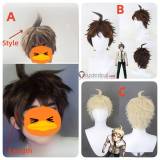 Danganronpa Hajime Hinata Brown Styled Cosplay Wig