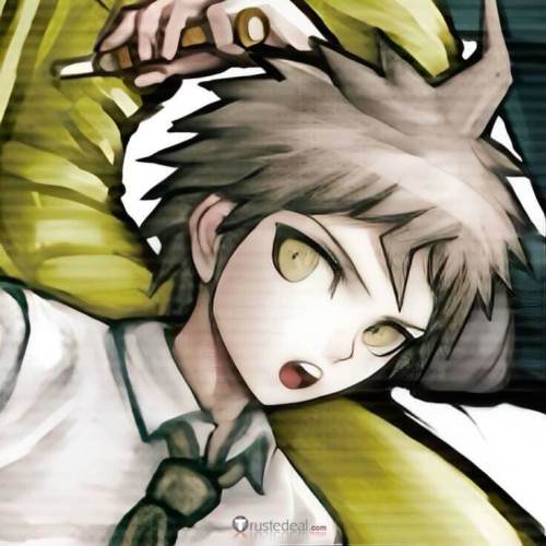 Danganronpa Hajime Hinata Brown Styled Cosplay Wig