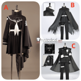 The Hundred Line Last Defense Academy Eito Aotsuki Takumi Sumino Amemiya Darumi Battle Black Cape Cosplay Costume