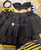 Vocaloid Project DIVA Kagamine Rin Punkish Cosplay Costume
