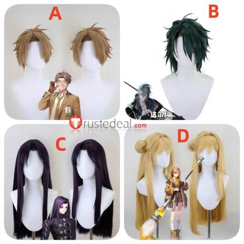 Eternal Return Shoichi Darko Tia Daniel Purple Green Blonde Styled Cosplay Wig