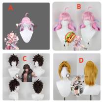 Eternal Return Eleven Hart Piolo Black Pink Blonde Styled Cosplay Wig