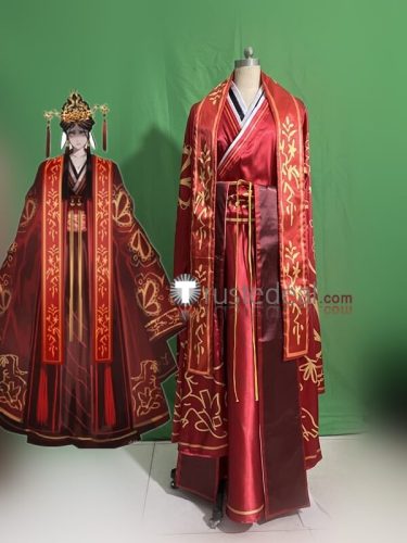Limbus Daguanyuan Lin Daiyu Jia Yuanchun Red Cosplay Costume
