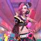 League of Legends LOL Lovestruck Jinx Styled Cosplay Wig