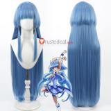 Smile Pretty Cure Cure Beauty Aoki Reika Long Blue Cosplay Wig