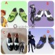 Disney Twisted-Wonderland Floyd Leech Skully Cheka Dire Crowley Cosplay Shoes Boots