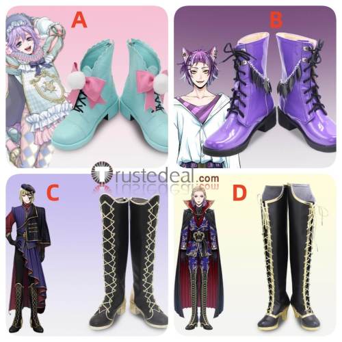 Disney Twisted-Wonderland Rook Hunt Epel Felmier RookVil Chenya Cosplay Shoes Boots