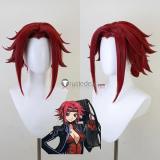 Code Geass Kallen Stadtfeld Suzaku Kururugi Brown Red Styled Red Cosplay Wig