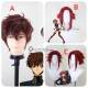Code Geass Kallen Stadtfeld Suzaku Kururugi Brown Red Styled Red Cosplay Wig