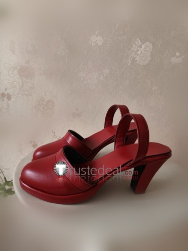 YuGiOh 5DS Akiza Izinski Red Cosplay Shoes 2