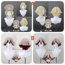 Gachiakuta Cleaner Eishia Fu Orostor Blonde Red Styled Cosplay Wig