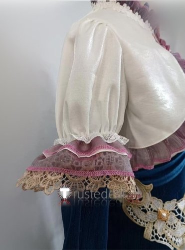 Overlord Season 4 Albedo Blue Dress Cosplay Costume