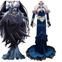 Overlord Season 4 Albedo Blue Dress Cosplay Costume