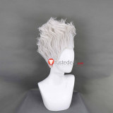 Hunter x Hunter Zeno Zoldyck Leorio PaladiKnight Black Silver Styled Cosplay Wig