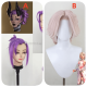 Overwatch Devil Mercy Sakura Pink Purple Styled Cosplay Wig