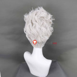 Hunter x Hunter Zeno Zoldyck Leorio PaladiKnight Black Silver Styled Cosplay Wig