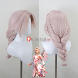 Overwatch Devil Mercy Sakura Pink Purple Styled Cosplay Wig