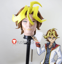 YuGiOh Sylvio Sawatari Shingo Brown Styled Cosplay Wig