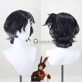 Final Fantasy XIV 14 FFXIV FF14 Varis zos Galvus Graha Tia Crystal Exarch Viera Red Black Blonde Styled Cosplay Wig