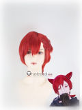 Final Fantasy XIV 14 FFXIV FF14 Varis zos Galvus Graha Tia Crystal Exarch Viera Red Black Blonde Styled Cosplay Wig