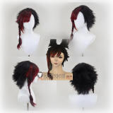 Final Fantasy XIV 14 FFXIV FF14 Varis zos Galvus Graha Tia Crystal Exarch Viera Red Black Blonde Styled Cosplay Wig