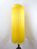 Commission Pokemon Gijinka Braixen Yellow Styled Cosplay Wig 80cm