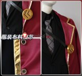 Library Of Ruina Thumb Capo Boris Stern Soldato Red Black Uniform Cosplay Costume