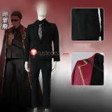 Library Of Ruina Thumb Capo Boris Stern Soldato Red Black Uniform Cosplay Costume